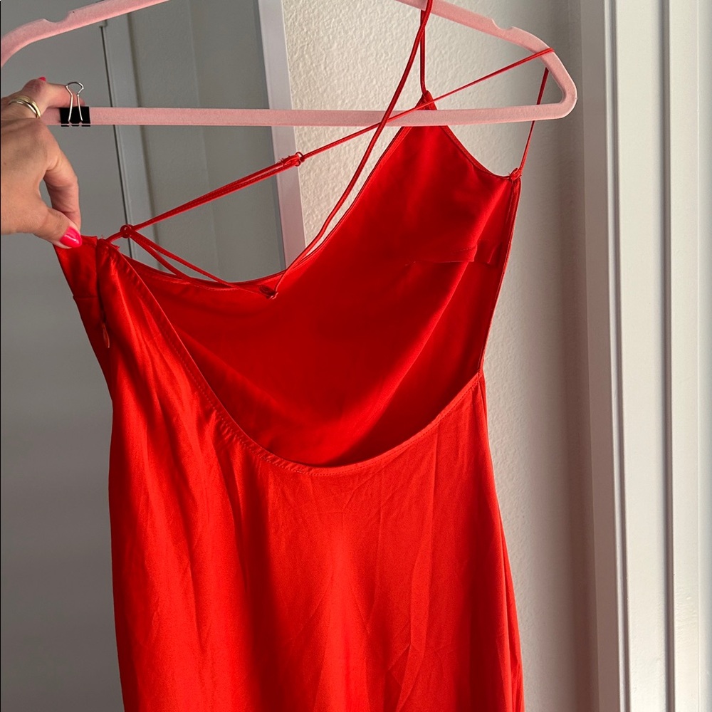 Superdown one shoulder high slight dress, NWT - Picture 5 of 9